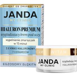 Hialuron premium wygładzający krem pod oczy 15 ml