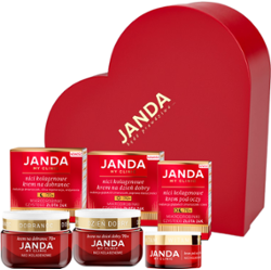 Zestaw Nici Kolagenowe 70+ Dzień+Noc+Oko w pudełku serce