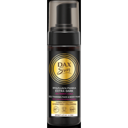 Dax Sun samoopalacz - brązująca pianka do twarzy i ciała - extra dark