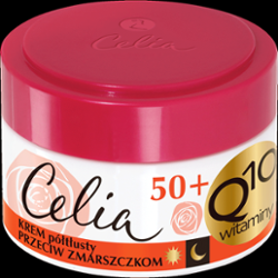 Celia Q10 przeciwzmarszczkowy krem półtłusty 50+ z retinolem