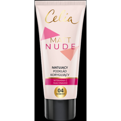 Celia Matt Nude Matujący podkład korygujący do twarzy 04