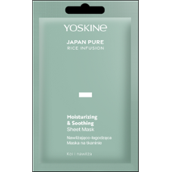 Yoskine Japan Pure Rice Infusion Nawilżająco-łagodząca maska na tkaninie