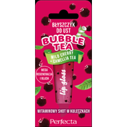 Perfecta Bubble Tea Błyszczyk do ust Wild Cherry + Camellia Tea
