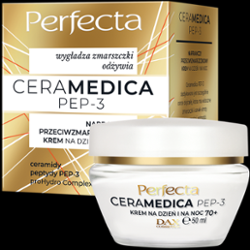 Perfecta Ceramedica PEP-3 Naprawczy przeciwzmarszczkowy krem na dzień i na noc 70+