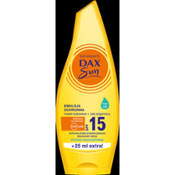 Dax Sun Emulsja do opalania z masłem kakaowym i olejem arganowym SPF 15
