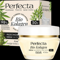 Perfecta Bio Kolagen Przeciwzmarszczkowy krem na dzień i na noc 50+