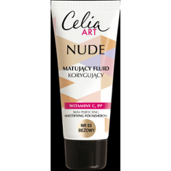 Celia Art Nude matujący fluid korygujący 03 Beżowy