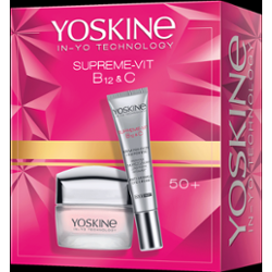 Zestaw Yoskine Supreme Vit B12+C Krem na dzień 50+ i Krem pod oczy