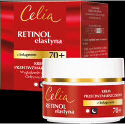 Celia Retinol & Elastyna Krem przeciwzmarszczkowy z kolagenem na dzień i na noc 70+