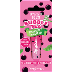 Perfecta Bubble Tea Błyszczyk do ust Strawberry + Matcha Tea
