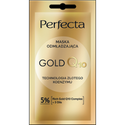 Perfecta Gold Q10 Maska do twarzy odmładzająca