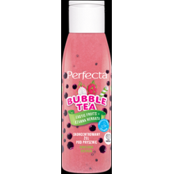 Perfecta Bubble Tea – skoncentrowany żel pod prysznic Exotic Fruits + Czarna Herbata MINI