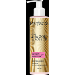 Perfecta 24K Gold&Rose Oil Luksusowy nawilżający krem do rąk