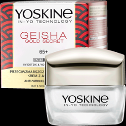 Yoskine Geisha Gold Secret Krem do twarzy na dzień i noc 65+ z kolagenem