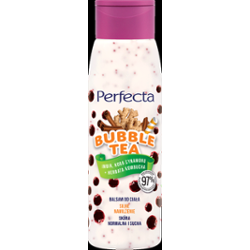 Perfecta Bubble Tea Balsam do ciała Silne nawilżenie Imbir, Kora cynamonu + Herbata Kombucha