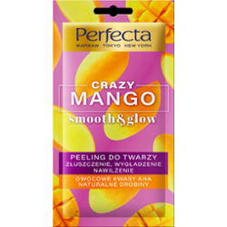 Perfecta peeling do twarzy CRAZY MANGO z kwasem migdałowym i kwasami AHA