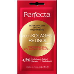 Perfecta Multi-Kolagen Retinol Maska błyskawicznie liftingująca i ujędrniająca