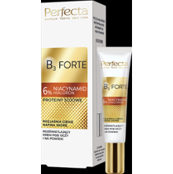 Perfecta B3 Forte rozświetlający krem pod oczy i na powieki z 6% niacynamidem