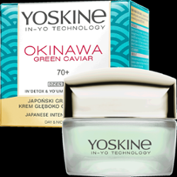 Yoskine Okinawa Green Caviar krem do twarzy z kawiorem na dzień i na noc 70+