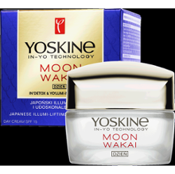 Yoskine Moon Wakai krem nawilżający do twarzy na dzień SPF 15