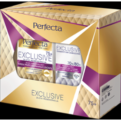 Zestaw Perfecta Exclusive Krem na dzień i na noc 75+ plus Krem pod oczy