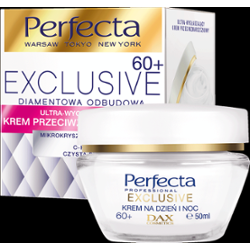 Perfecta Exclusive Diamentowa Odbudowa Ultra wygłądzający krem przeciwzmarszczkowy 60+