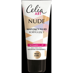 Celia Art Nude matujący fluid korygujący 01 Ecru
