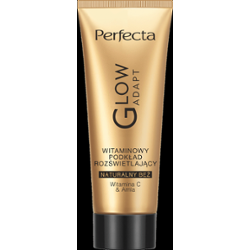Perfecta GLOW ADAPT Witaminowy podkład rozświetlający Witamina C&Amla Naturalny beż