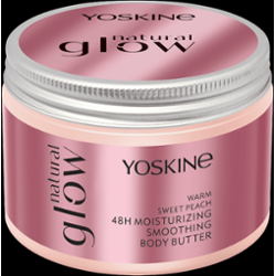 Yoskine Natural Glow Wygładzające masło do ciała z efektem nawilżenia
