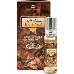 Arabski Al-Rehab Musk Oud 6ml, główna nuta: ciepły oud i nuty drzewne