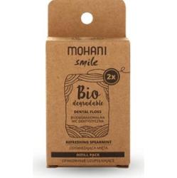 Biodegradowalna nić dentystyczna Mohani Smile - miętowa - opak. uzupełniające 2 szt.