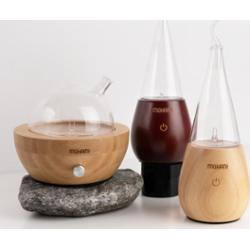 Nebulizator - dyfuzor olejków eterycznych Mohani - bambus, szklana kula