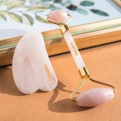 Gua sha płytka do masażu z różowego kwarcu Mohani