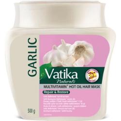 Dabur Vatika Maska do Włosów z Czosnkiem – Włosy Słabe i Zniszczone (500g)