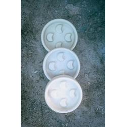 Mydelniczka ceramiczna Lunula szara matowa