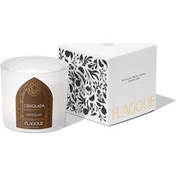 Flagolie CZEKOLADA Świeca zapachowa w białym szkle