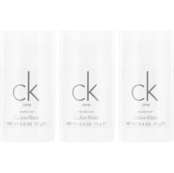 Calvin Klein CK One Deodorant Stick Unisex 75 g x 3