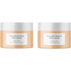 Estelle & Thild Blossom Souffle Body Cream 200 ml & Crunch Body Scrub