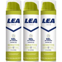 LEA Sensitive Shaving Gel 200 ml x 3