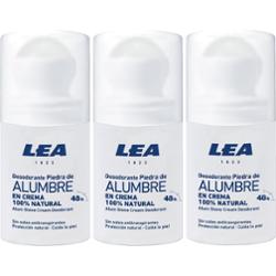 LEA Natural Alum Cream Deo Roll On 50 ml x 3