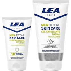 LEA Men Total Skin Care Bundle Face Cream 50 ml Face Scrub 150 ml