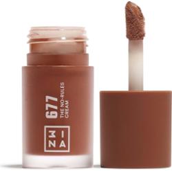3INA The No-Rules Cream wielofunkcyjny kosmetyk do makijażu oczu, ust i twarzy odcień 677 - Medium, neutral brown 8 ml
