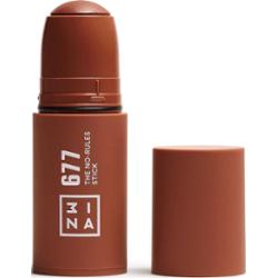 3INA The No - Rules Stick Highlighter Róż do policzków 5 g 677 - 677 NEUTRAL BROWN