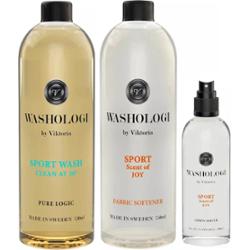 Washologi Sport Bundle Wash 750ml & Fabric Softener 750 ml & Linen Wat