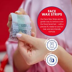 A.N.D. Beauty Wax Plastry Depilacyjne Z Woskiem Do Twarzy 10× 2 szt.