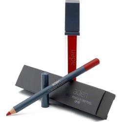 Aden Liquid Lipstick + Lipliner Pencil Set Cranberry 14