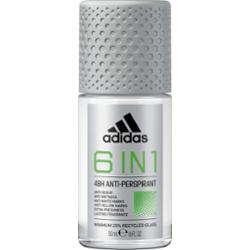 Adidas 6-in-1 6 in Anti-Perspirant 1 Roll On For Men 50 ml