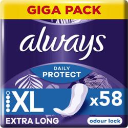 Always Daily Protect Extra Long Odour Lock Panty Liners