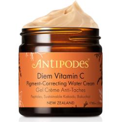 Antipodes Diem Witamina C Pigment Water Rozjaśniający Nawilżający Krem Przeciw Przebarwieniom Skórnym 60 ml