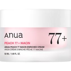 ANUA - PEACH 77% NIACIN ENRICHED CREAM, 50ml - nawilżający krem do twarzy